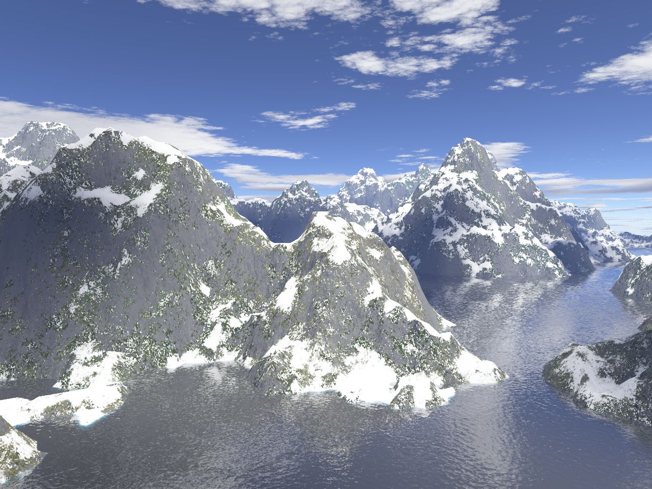 imagen Terreno Generado con Perlin noise